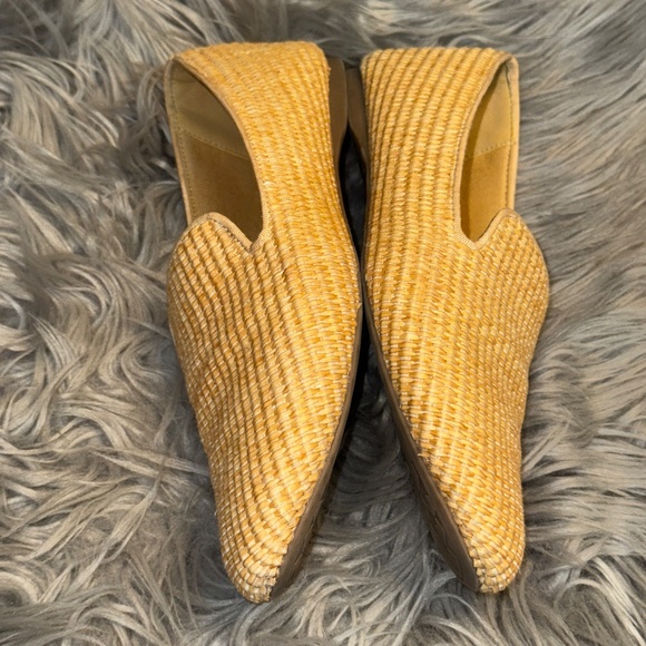 EUC Birdies Starling Raffia Flat Maize Size 9.5 - Picture 6 of 10